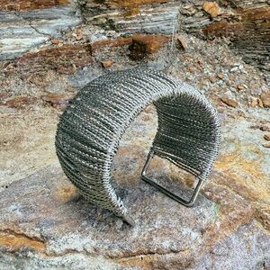 Silver Woven Bracelet
